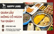 Happy Lamb – Quán lẩu Mông Cổ ngon tại quận 1